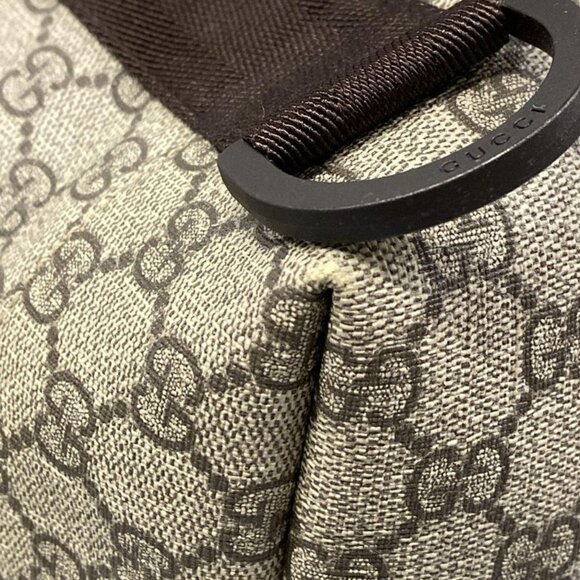 Gucci Backpack GG Plus Supreme Interlocking Dark Brown Beige Dark X main image 12